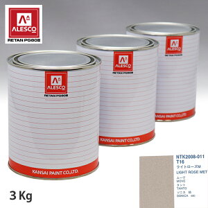 関西ペイント PG80 調色 ダイハツ T16 ライトローズM 3kg(原液)