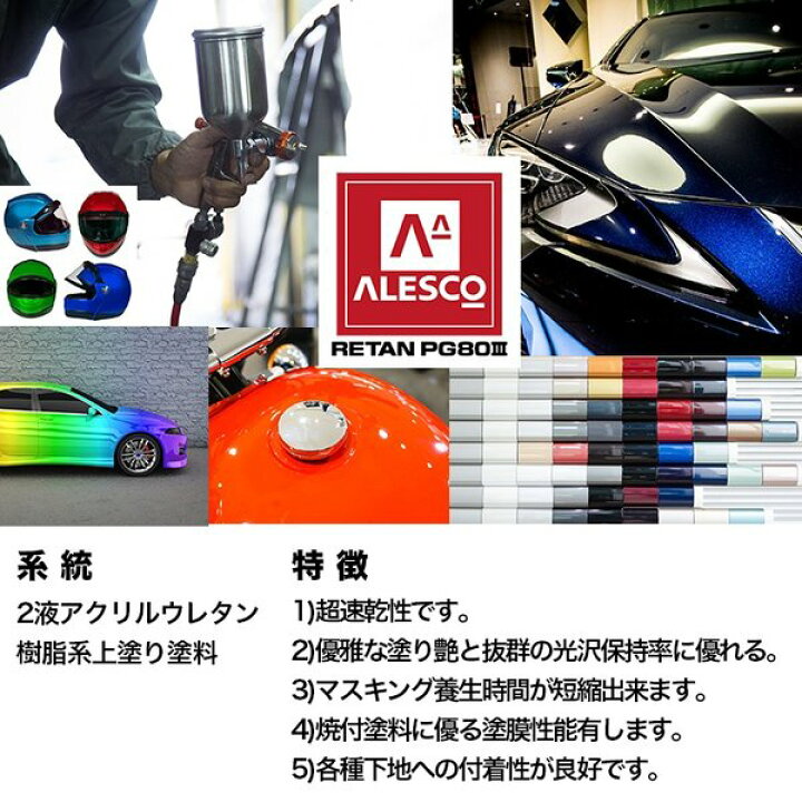 楽天市場】関西ペイント PG80 調色 マツダ DU マリーナブルー 2kg 