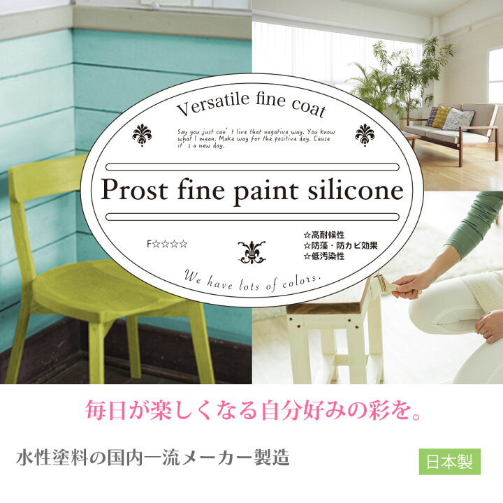 楽天市場】ペンキ 多目的用 水性塗料 N-95 ピュアホワイト 2kg/艶あり 