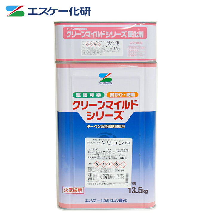 楽天市場】クリーンマイルドシリコン 15kgセット 白/淡彩色 エスケー化 