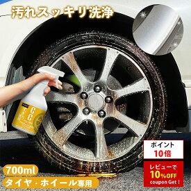 【ポイント10倍】プロスタッフ 汚れたタイヤ、ホイールをまとめて洗浄！CCウォーターゴールド タイヤ＆ホイールクリーナー S207 (タイヤ洗浄 ブレーキダスト汚れ ホイール洗浄 アルミホイール汚れ ブレーキダストクリーナー 業務用 強力 アルミホイールクリーナー 車)