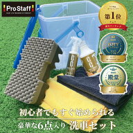 プロスタッフ 【送料無料】洗車 ビギナーを応援！お買い得 洗車セット (送料込 洗車バケツ 洗車台 コーテ…