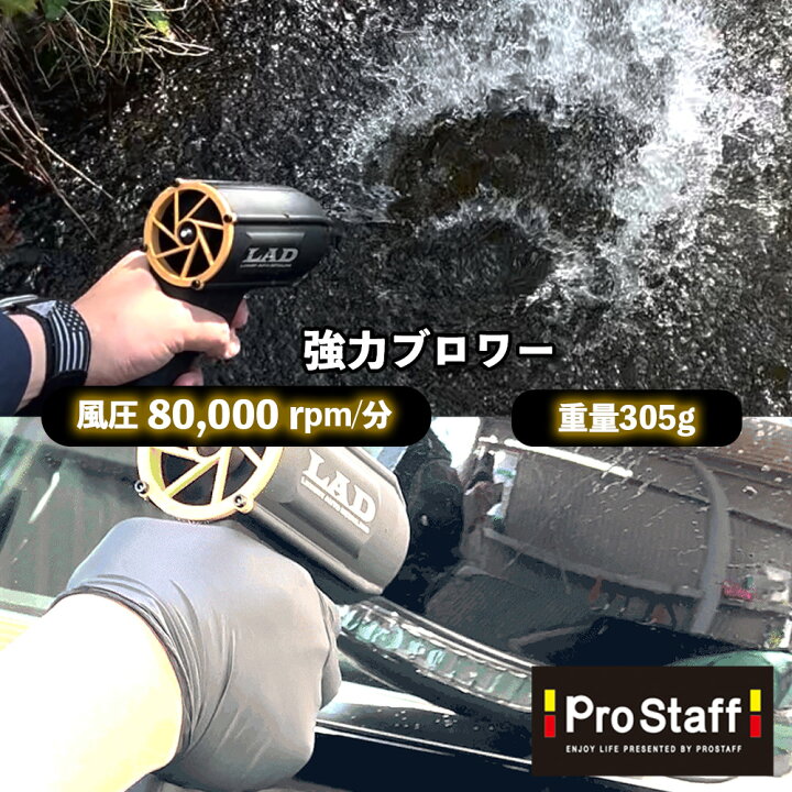 楽天市場】LAD 超強力ブロワー (ハンド 洗車 ブロワー 強力 エアー 