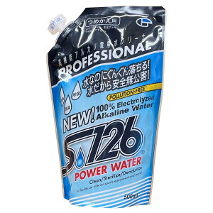 �p���[�E�H�[�^�[ S-126 500ml �l�� �p�b�N �v���X���[�h ��򏜋ۏ��L �����\100�� �A���J���d�𐅃N���[�i�[ POWER WATER S126 REFILL