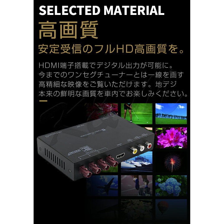 楽天市場 Nissan フィガロ 地デジチューナー カーナビ ワンセグ フルセグ Hdmi Fakraコネクター 4チューナー 4アンテナ 自動切換 150km Hまで受信 高画質 古い車載tvやカーナビにも使える 12v 24v対応 アンテナ Minib Casカード付き 1年保証 プロステーション