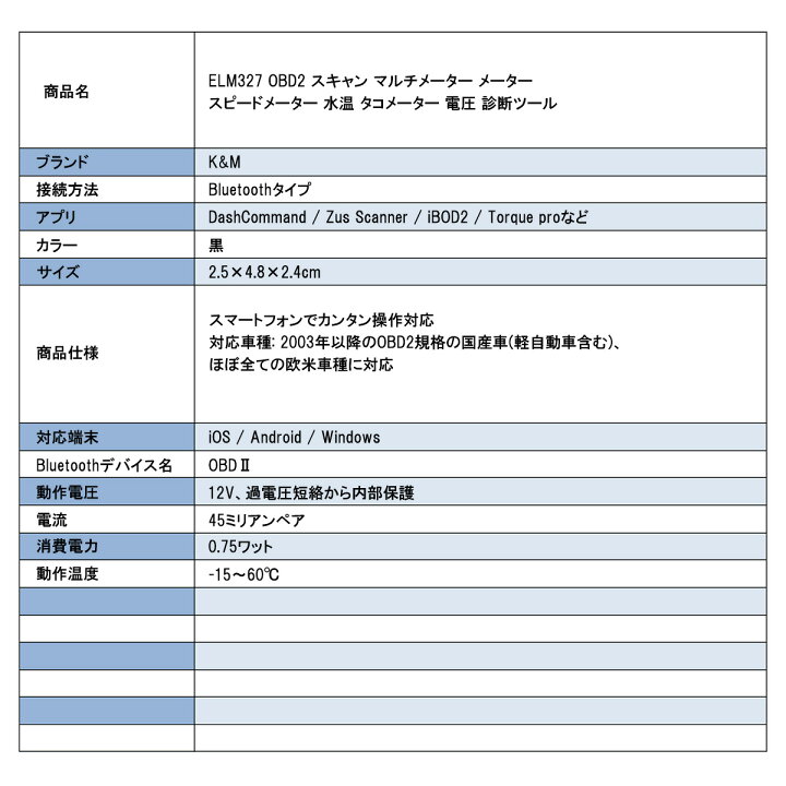 楽天市場 Elm327 Bluetooth Obd2汎用スキャンツール V1 5 On Offスイッチ付き Ios Android Windows対応 Iphone Ipad スマホ タブレット カー情報診断ツール Obdii マルチメーター 1ヶ月保証 プロステーション