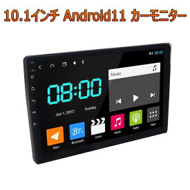 10.1インチ Android11 2.5D IPSタッチパネル 1280*720 タブレット カーナビ モニター 2G+32G Sim4G対応 FM ハンズフリー 2023年モデル 3ヶ月保証