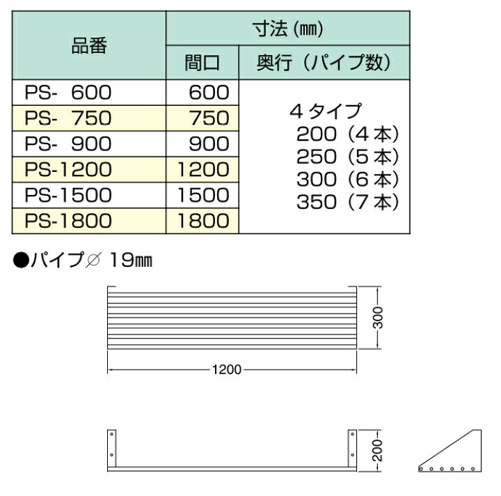 楽天市場】東製作所 パイプ棚 PS-900-200 AZUMA 組立式 : プロストア