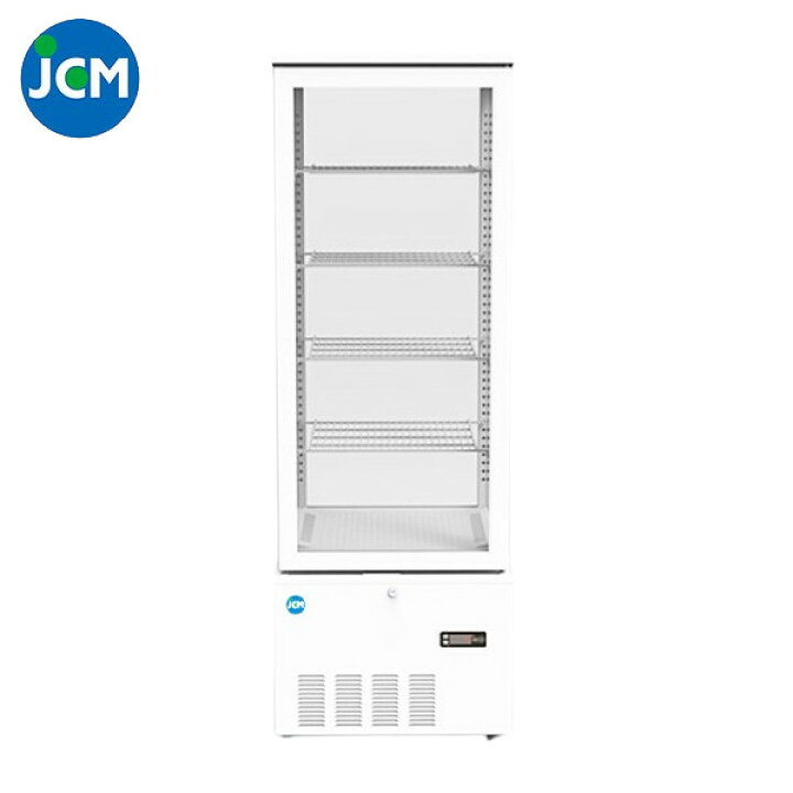楽天市場】JCM 4面ガラス冷蔵ショーケース（片面扉） JCMS-228 215L 