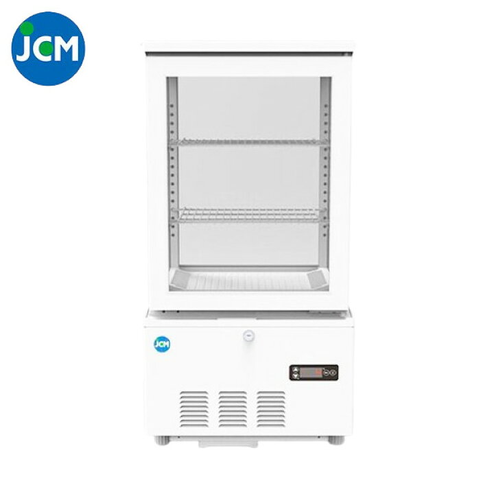 楽天市場】JCM 4面ガラス冷蔵ショーケース（片面扉）JCMS-58 56L 434 