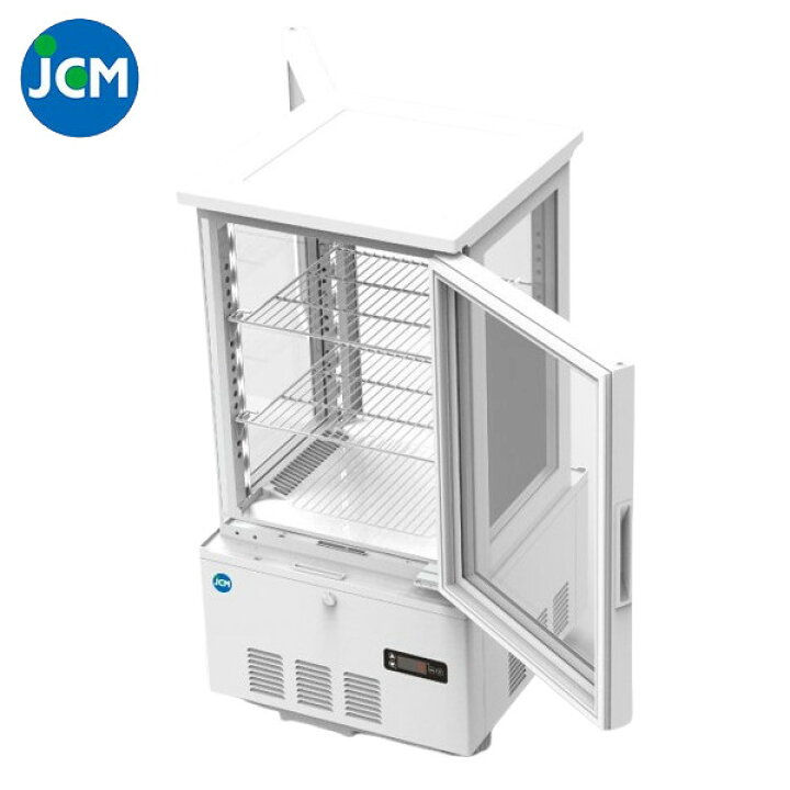 楽天市場】JCM 4面ガラス冷蔵ショーケース（両面扉） JCMS-63W 63L 434 
