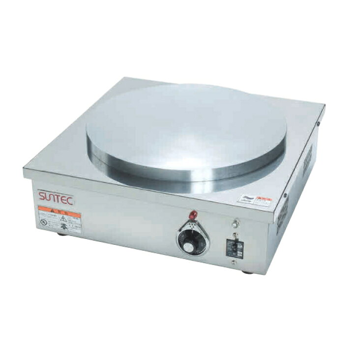 楽天市場】サンテック 電気式クレープ焼き器 クレープシェフ SC-100 単 