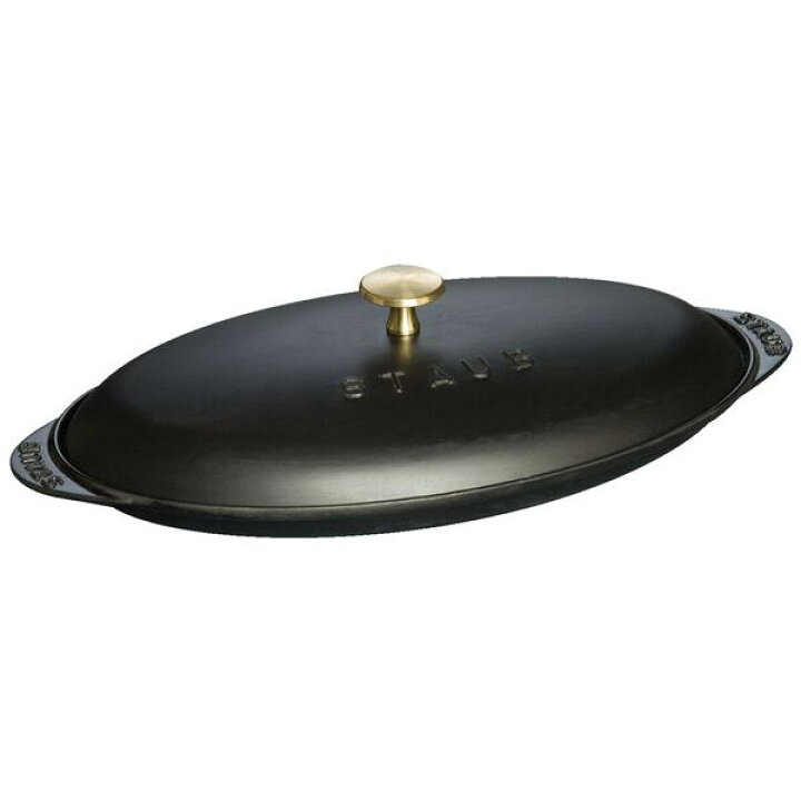 楽天市場】staub ストウブ フィッシュホットプレート 31cm IH対応 黒 