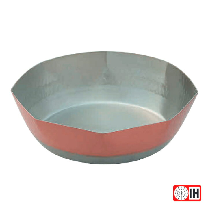 楽天市場】IH 銅しゃぶしゃぶ鍋 (万能鍋) 八角鎚目 24cm IH対応 : プロ  