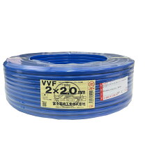 楽天市場】vvf 青 2．0 2c 100mの通販