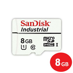 TfBXN hCuR[_[p ϋv microSDHCJ[h 8GB Class10 UHS-I Industrial SDSDQAF3-008G-I hƃJ hRΉ }CNSD microSDJ[h oNi SanDisk y[֑z