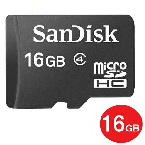 TfBXN microSDHCJ[h 16GB Class4 SDSDQM-016G-B35 SanDisk }CNSD microSD J[h COe[i y[֑z