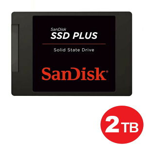 TfBXN SSDvX 2TB 2.5C` SATAڑ ^SSD SDSSDA-2T00-G26 SATA3 6Gb/s SSD PLUS SanDisk COe[ yz yŋzz