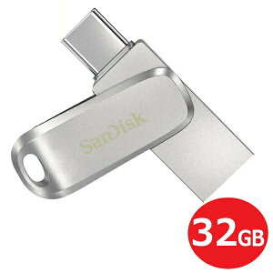 TfBXN USB3.1tbV 32GB Gen1 Atype{Type-CRlN^ uUltra Dual Drive Luxev 150MB/s SDDDC4-032G-G46 ] USB SanDisk COe[ y[֑z