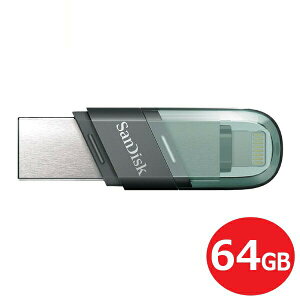 �T���f�B�X�N ���C�g�j���O�R�l�N�^ USB������ 64GB iXpand Flash Drive Flip SDIX90N-064G-GN6NN MFI�F�� SanDisk �C�O���e�[�� �A�C�t�H�� iPhone14 14Plus 14 Pro MAX iPhone13�Ή� �y���[���֑��������z
