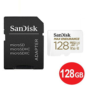 TfBXN hCuR[_[p ϋvmicroSDXCJ[h 128GB Class10 UHS-1 U3 V30 SDSQQVR-128G-GN6IA hƃJ hRΉ microSDJ[h SanDisk COe[ y[֑z