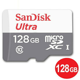 ＼ポイント5倍／サンディスク microSDXCカード 128GB ULTRA Class10 UHS-1 100MB/s SDSQUNR-128G-GN6MN Nintendo Switch スイッチ推奨 マイクロSD microSDカード SanDisk 海外リテール メール便送料無料