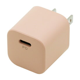 インプリンク PD対応 USB充電器 20W Type-C×1 ピンク USBアダプター USB-AC充電器 PSE認証 IMAC1CPD20SPK メール便送料無料