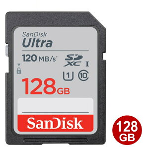 TfBXN SDXCJ[h 128GB ULTRA class10 140MB/s UHS-1 SDJ[h SanDisk COe[ SDSDUNB-128G-GN6IN y[֑z