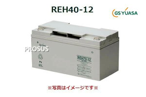 \ランキング受賞!!/ 【お取り寄せ】制御弁式 鉛蓄電池 REH40-12(12V,40AH) ※GSユアサ製 代引き不可