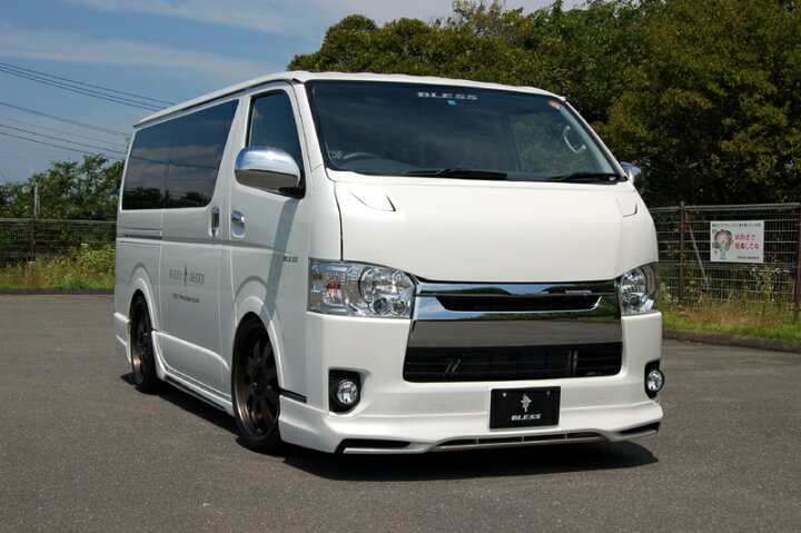 楽天市場】ハイエース(200系)4型標準ボディ フロントリップスポイラー 