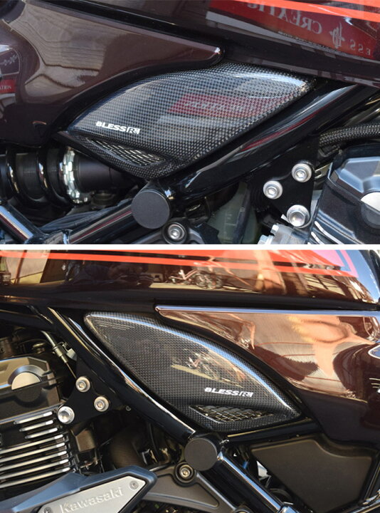 楽天市場】Z900RS【KAWASAKI】カーボン・サイドカバー【光沢クリア塗装 