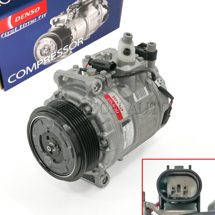 楽天市場】DENSO製 ベンツ Cクラス W203 エアコンコンプレッサー/AC 
