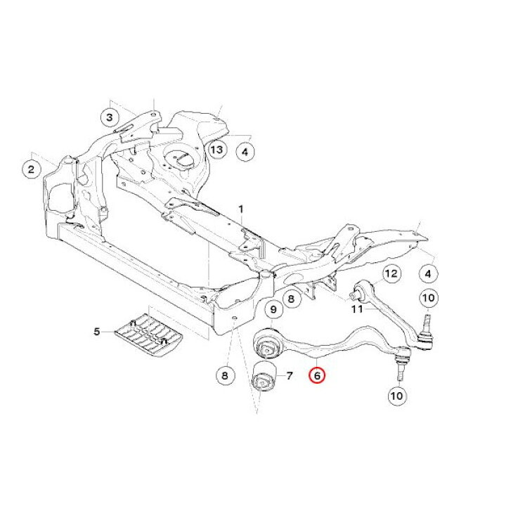 楽天市場】BMW E90 E91 E92 E93 フロント プルストラットアーム 