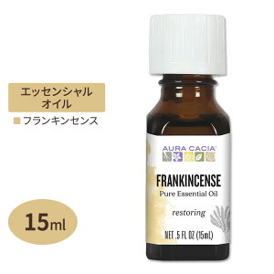 �I�[���J�V�A �G�b�Z���V�����I�C�� �t�����L���Z���X 15ml(0.5floz) Aura Cacia Essential Oil Frankincense ���� �E�b�f�B�y�����񂹏��i�z�y���킹�Ĕ��������z