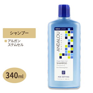 ANDALOU NATURALS �A���K���X�e���זE �V�����v�[ �G�C�W���O�P�A 340ml�i11.5floz�j �A���_���[�i�`�������Y ANDALOU NATURALS Argan Stem Cell SHAMPOO AGE DEFYING 11.5floz 340ml�y�����񂹏��i�z