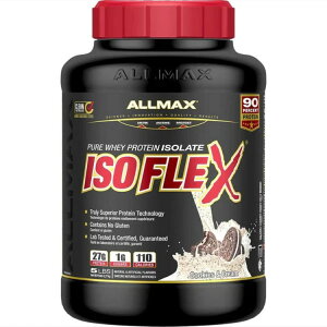yXߋő勉MAX1040~OFFN[|zI[}bNX AC\tbNX veC NbL[N[ 2.27kg ALLMAX ISOFLEX Protein 5lbCookies & Cream y񂹏iz