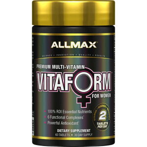 �I�[���}�b�N�X �r�^�t�H�[�� �E�B�����Y�p �r�^�~�� 60�� ALLMAX VITAFORM FOR WOMEN Vitamins 60ct �y�����񂹏��i�z