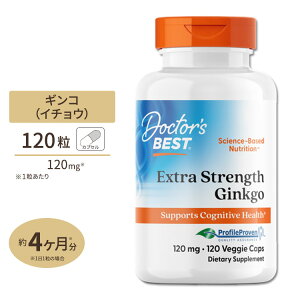 �C�`���E�t �T�v�������g �Z�k�M���R�G�L�X 120mg 120�� Doctor's BEST �i�h�N�^�[�Y�x�X�g�j Extra Strength Ginkgo Extract 120mg 120vcaps