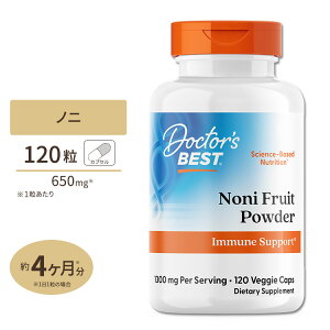 �Z�k�m�j 650mg 120�� Doctor's BEST�i�h�N�^�[�Y�x�X�g�j Best Noni Concentrate�i650mg�j120vc