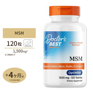 yő10%OFFN[|zMSM 1500mg 120 ^ubg Doctor's BESTihN^[YxXgj MSM 1500mg 120tb