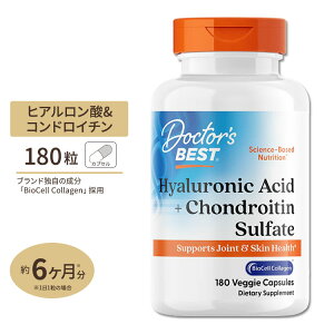 qA_ RhC`ioCIZR[Qj 180 Doctor's BESTihN^[YxXgj Hyaluronic Acid with Chondroitin Sulfate 180caps