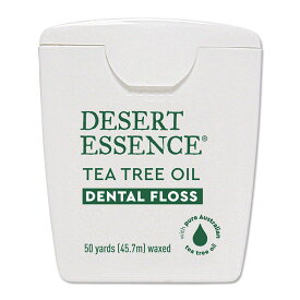 デザートエッセンス ティーツリーオイルデンタルフロス 45.7m (50yd) Desert Essence Tea Tree Oil Dental Floss