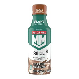 Muscle Milk Plant Protein �`���R���[�g14�I���X 12�p�b�N Muscle Milk Plant: 14oz Choc (12pk bottle) �y�����񂹏��i�z�y���킹�Ĕ��������z