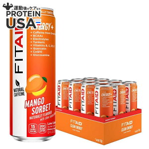 yő10%OFFN[|zFITAID ENERGY }S[V[xbg 12 IX (12 pbN)@ LifeAid: FitAid Energy Mango Sorbet (12/12oz) y񂹏izy킹Ĕz