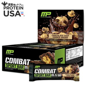 yő10%OFFN[|z}bXt@[ Robg X|[c veCo[ `R[g`bv 12{ Bar: MusclePharm: Combat: Chocolate Chip (12) y񂹏izy킹Ĕz