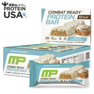 yő10%OFFN[|z}bXt@[ Robg X|[c veCo[ Vi[ 12{ Bar: MusclePharm: Combat: Cinnamon Roll (12) y񂹏izy킹Ĕz