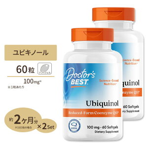yő10%OFFN[|z[2Zbg] rLm[ Ҍ^ RGUCQ10 (JlJQH) 100mg \tgWF 60 Doctor's BESTihN^[YxXgj Ubiquinol with Kaneka Ubiquinoli100mgj
