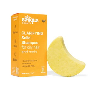 �G�e�B�[�N �N�����t�@�C���O �Ō`�V�����v�[�o�[ �������E����p 110g Ethique Clarifying Solid Shampoo Bar for Oily Hair & Roots 3.9 OUNCE �y�����񂹏��i�z
