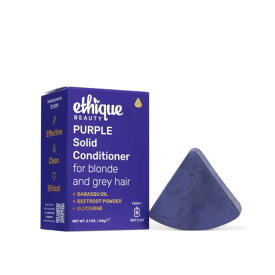 エティーク パープル 固形コンディショナーバー ブロンド・グレーヘア用 60g Ethique Purple Solid Conditioner Bar for Blonde & Grey Hair 2.1 OUNCE 【お取り寄せ商品】