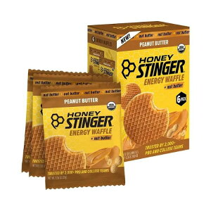 �n�j�[�X�e�B���K�[ �I�[�K�j�b�N �s�[�i�b�c�o�^�[ ���b�t�� 6�����i�e30g�j Honey Stinger Organic Peanut Butter Waffles 6 (1.06 oz.) waffles �y�����񂹏��i�z